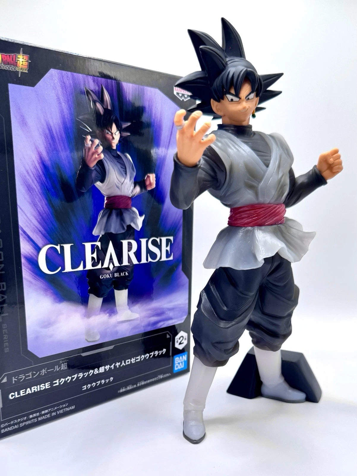 Action Figure-Dragon Ball Super Clearise Black Goku Zamasu Bandai action figure