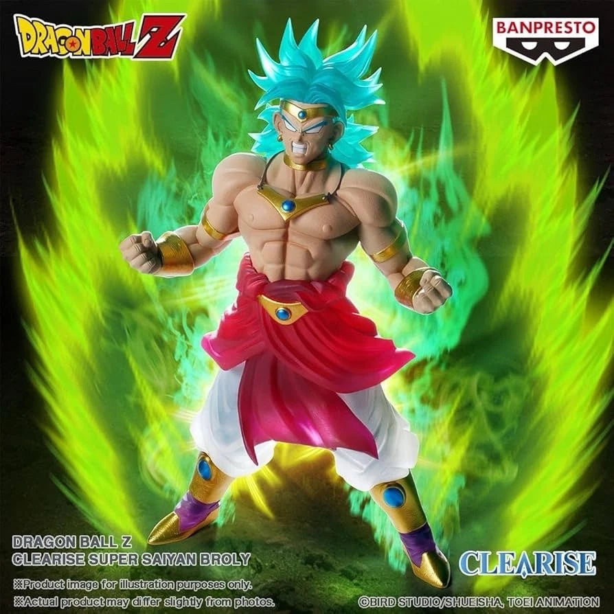 Action Figure-Dragon Ball Z CLEARISE Super Saiyan Broly Figura CLEARISE Anime Giappone Sigillato