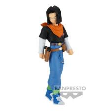 Action Figure-FIGURE DRAGON BALL Z ANDROID 17 SOLID EDGE WORKS  BANPRESTO