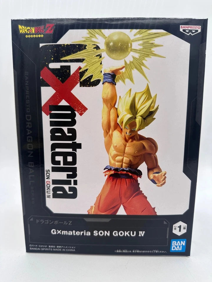 Action Figure-DRAGON BALL Figura GOKU SS IV Serie GxMateria GX Materia Originale BANPRESTO