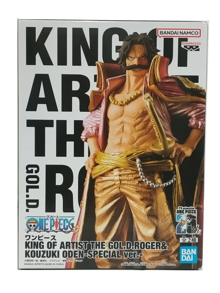 Action Figure-ONE PIECE KING OF ARTIST THE GOL D. ROGER SPECIAL VER.A BANPRESTO 25th OP