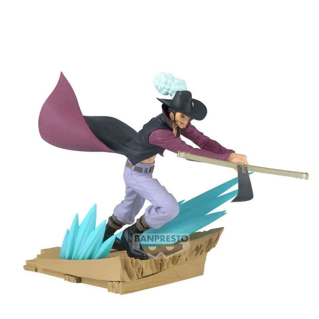 Action Figure-Dracule Mihawk Senkouzekkei One Piece Banpresto Anime Figure