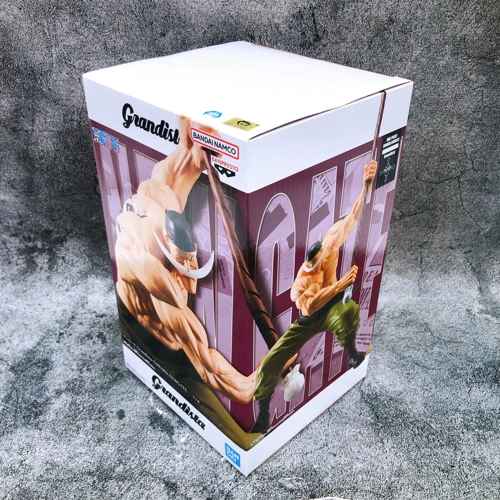 Action Figure-ONE PIECE Edward  Newgate (Barba Bianca) Grandista Figura BANPRESTO Giappone Sigillato NUOVO