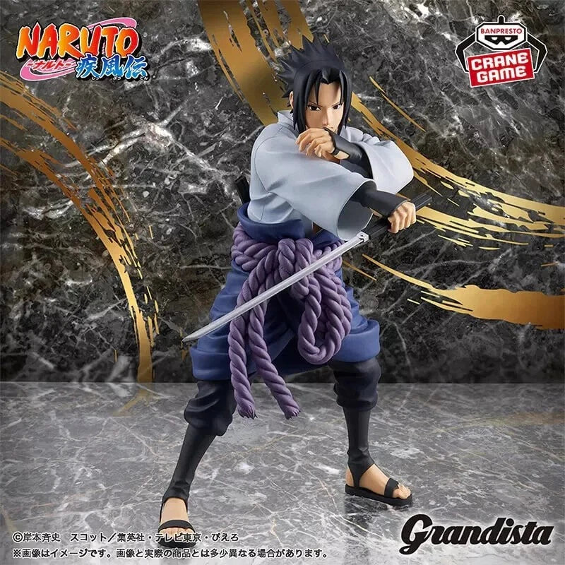 Action Figure-NARUTO SHIPPUDEN - Sasuke Uchiha Figure Originale Jap Grandista Banpresto